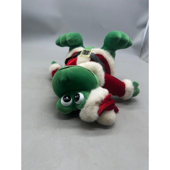 Sterling Inc. Christmas Santa Frog Plush Toy In Red & White Suit 11" Tall READ - Picture 6 of 7